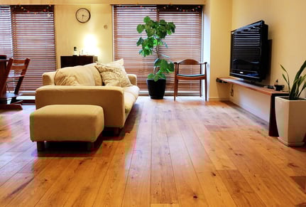 オーク フローリング マンション リノベーション 例 andwood アンドウッド