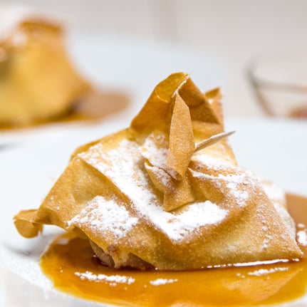 Portwein-Feigen im Strudelteig.