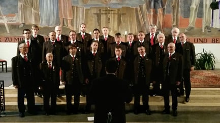 Foto vom Adventkonzert in Sandleiten im Dezember 2015.