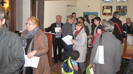 Man konnte an drei Tagen wählen, Dienstag Abend, Samstag Abend und Sonntag nach der Messe. Die Wahlbeteiligung war leider um 20% geringer als bei der letzten Wahl im Jahr 2012..