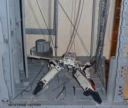 1/60 Diorama - DYRL crash scene- Ratatarse Factory