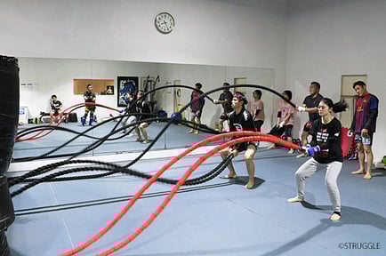 ▲スポーツプログラマー、トレーニング指導士の資格を持つ代表が丁寧にお教えします