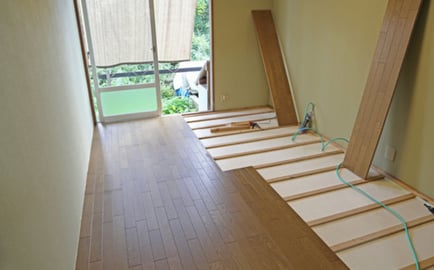 床・壁・天井の仕上げ材貼り替え 