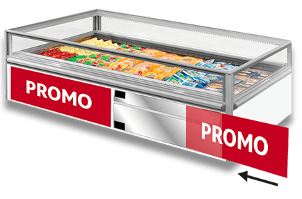 Pochette magnétique pour meuble froid