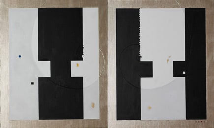 Body & Image 19  1000mm×606mm  (500mm×606mm each)  F12×2  Acrylic 2015