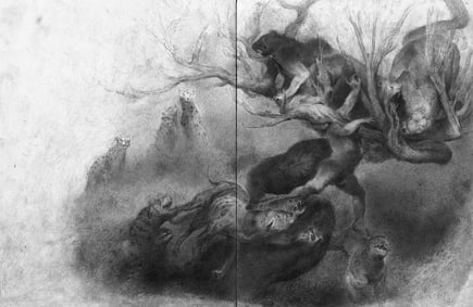 Matthias-Wyss-TAGESLICHT-DAYLIGHT-2011–2014-Pencil-On-Paper-22-x-44-Cm-15