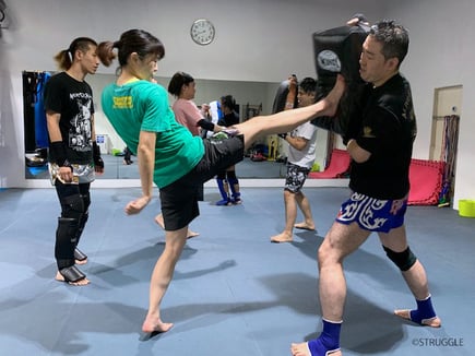 ▲女性専用の道具、男女別更衣室も完備