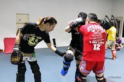 ▲東京都墨田区のキックボクシングジム ストラッグル