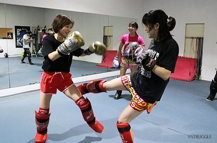 ▲ストラッグル所属のプロ選手が丁寧にお教えします