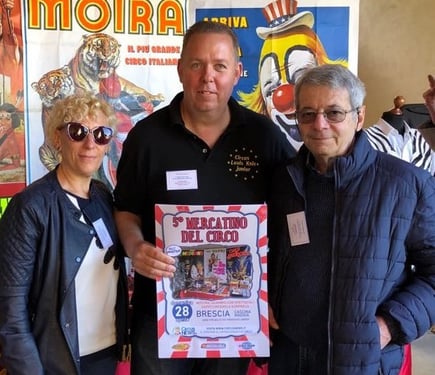 mit den Veranstaltern Paola & Ezio Torchiani 2019