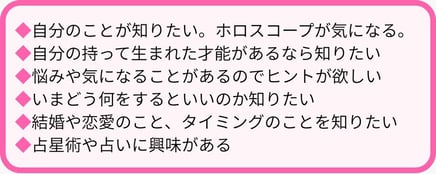 福井ホロスコープ福井占星術
