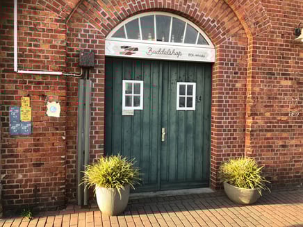 Außentür "Buddelshop"