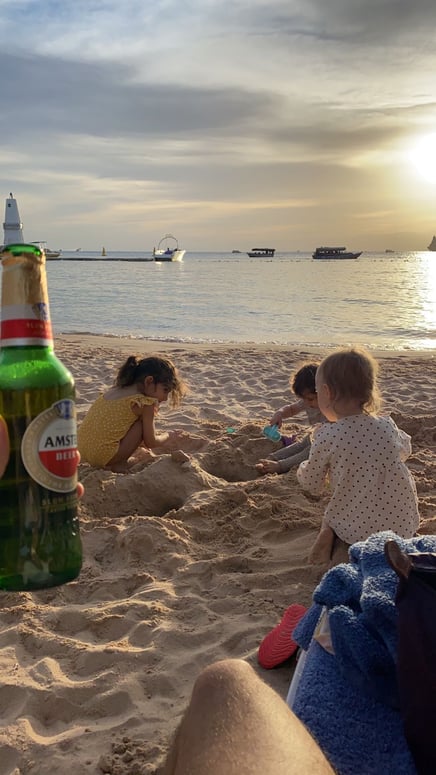 Perfekter Sonnenuntergang 