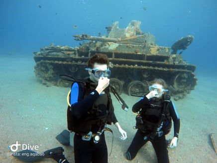 Druckausgleich auf 5 Meter Tiefe
