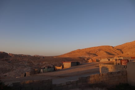 Die Straße an der die Unterkunft liegt