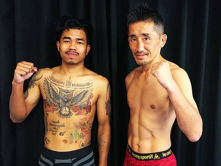 ▲ストラッグル所属　松﨑公則（右）