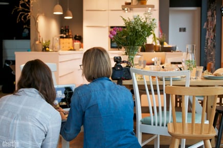 dieartigeBLOG - Fotoshooting von der Couch für Grohe Blue