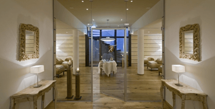 Eichenparkett geölt gebürstet in der Wellness Hotel Allalin Zermatt