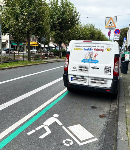 Ladezone in Düsseldorf - © LNC LogisticNetwork Consultants GmbH