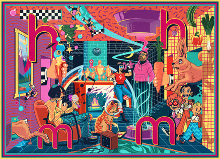 "LEAVING ROOM 2024" CI ARTWORK → hmmh AG