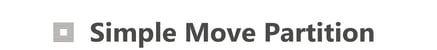 simple move partition　ロゴ画像