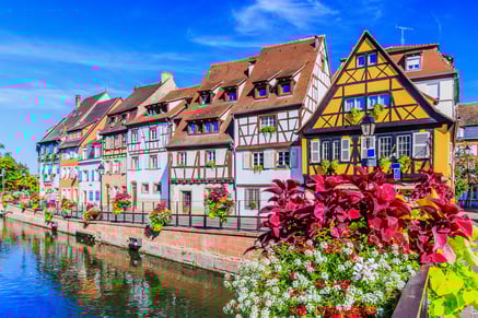 Fachwerkhäuser in Colmar