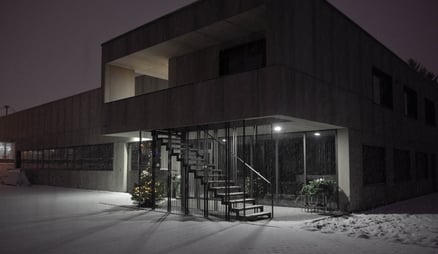 Bild: Neubau Huber Metallbau AG Moosseedorf, Winter