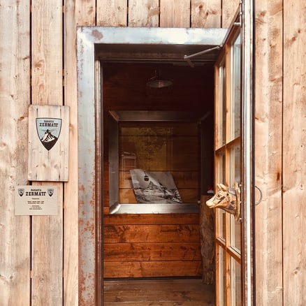 Fotoinstallation im Restaurant