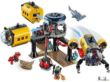Im Paket Lego 60265 Meeresforschungsbasis sind 497 Einzelteile enthalten.
