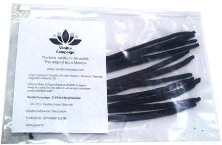 vanilleschoten packung