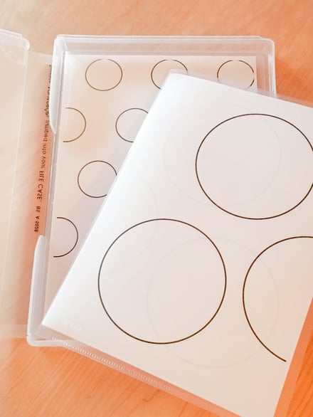 Templates for Baking + How to Neatly Store Baking Templates, Fleur*Fleur*