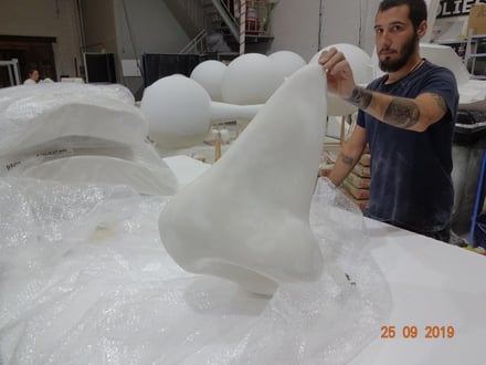 Nariz gigante, para escaparates