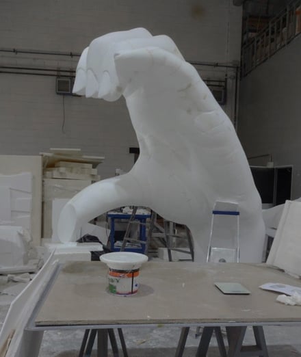 Mano Gigante 3,5 m altura