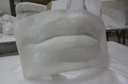 labios - boca gigante , para escaparate