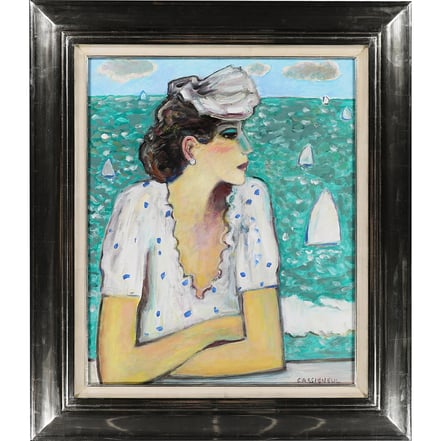 Jean-Pierre Cassigneul (1935) . “Le Coucher de Soleil”, 2023 Oil on canvas: 71 x 60 cm