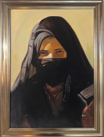 Oil on canvas, 50x70 cm. Including frame 60x80 cm. Available