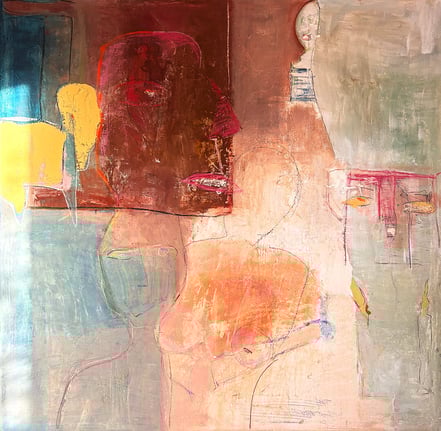 Lolo Loren. Secret Talk. Mixed media