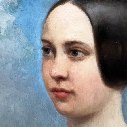 Nicolaas Pieneman Portrait young lady