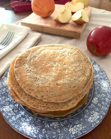 Pfannkuchen Hotcakes Vanille Kakao