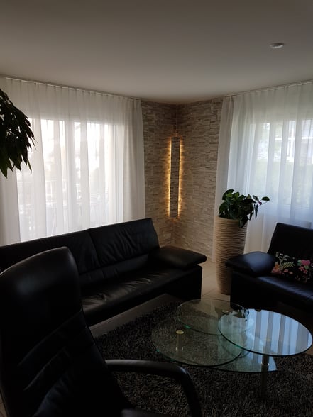 Steinwerke.ch moderne Wandverkleidung - Deko - Design - Wandpaneele, Modern - Elegant - Exklusiv - Steinwandbeleuchtung - Kunststein - Ambiente