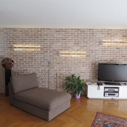 Steinwerke.ch moderne Wandverkleidung - Deko - Design - Wandpaneele, Modern - Elegant - Exklusiv - Steinwandbeleuchtung - Kunststein - Ambiente - Freude