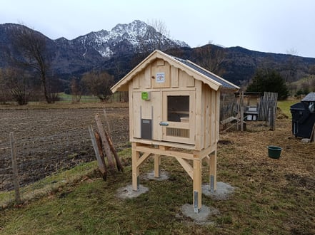 Hühnerstall Watzmann - Modell 01 mit Standrahmen