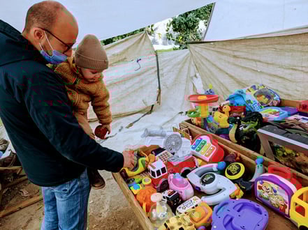 ...und jede Menge Spielzeug 