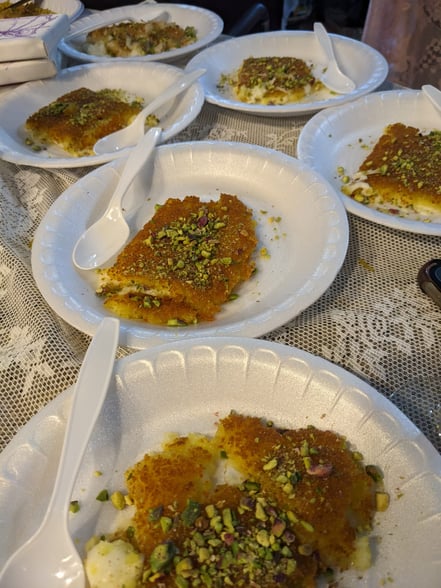 Und als Nachtisch: Knafe 