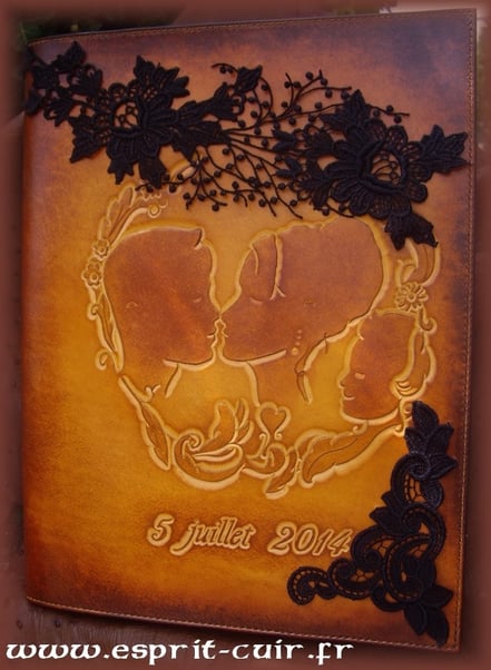 Livre d'or dentelle