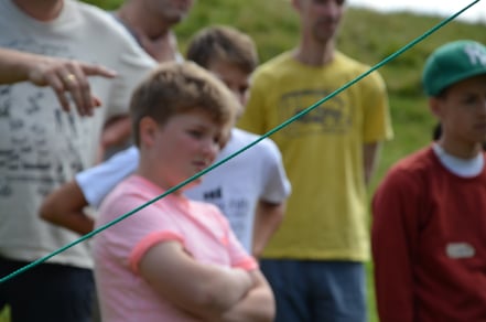 Jungen im Sommercamp