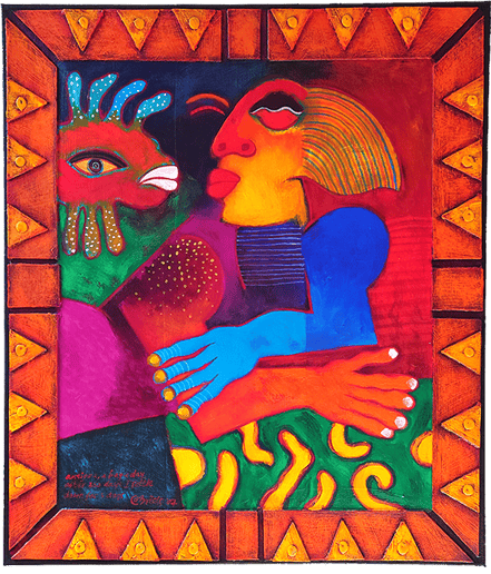 SOLD. Antigua, a bay a day. After 360 days I settle down for 5 days, 70x80 cm