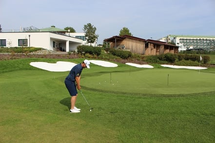 Brilliant8; Brilliant; Southwest Greens; Southwestgreens; synthetic; turf; Grass; artificial; Private Greens; Golf Green; Luxury; Golf; Private Green; Nicklaus Design; erba artificiale; campo da golf; costruzione; Bernd Wiesberger