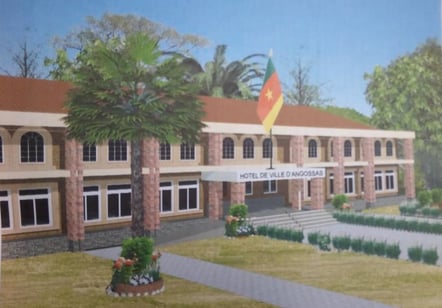 Angossas Maquette de l'Hotel de ville 2020