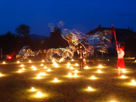 Highlight 2024: die neue Bundesfeier auf dem Geissbergareal (Bild: buebikernews)